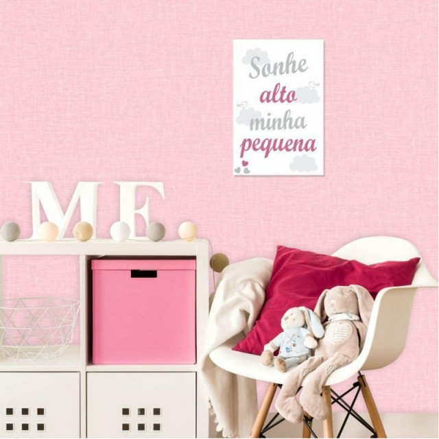 Placa Decorativa "Sonhe Alta minha Pequena