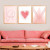 Kit Quadro Decorativo Love Heart