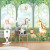 Papel De Parede Personalizado Zoo Baby Cute