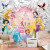 Papel de Parede Personalizado Princesas Buraco 3D