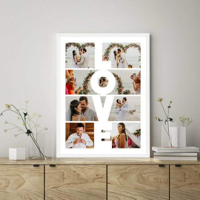 Quadro Decorativo Personalizado Love