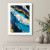 Quadro Decorativo Mármore Blue