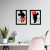 Quadro 3D Mickey e Minnie