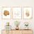 Kit Quadro Decorativo Love Gold