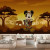 Papel de Parede Personalizado Aventuras do Mickey Safari