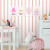 Kit de Placas Decorativas Ovelhas Cute Rosa