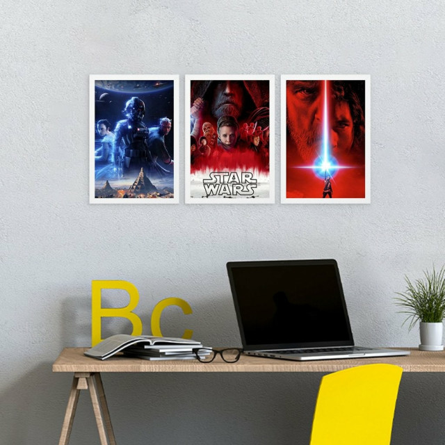 Placa Decorativa Star Wars Red