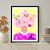 Quadro Decorativo Mulher Rosa