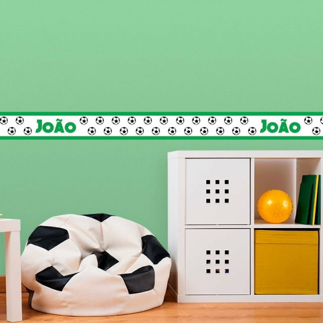 Faixa Decorativa Infantil Futebol