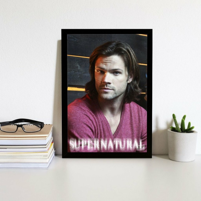 Placa Decorativa Supernatural Sam