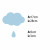 Adesivo de Parede Cloud Rain Blue