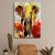 Quadro Elephant Golden