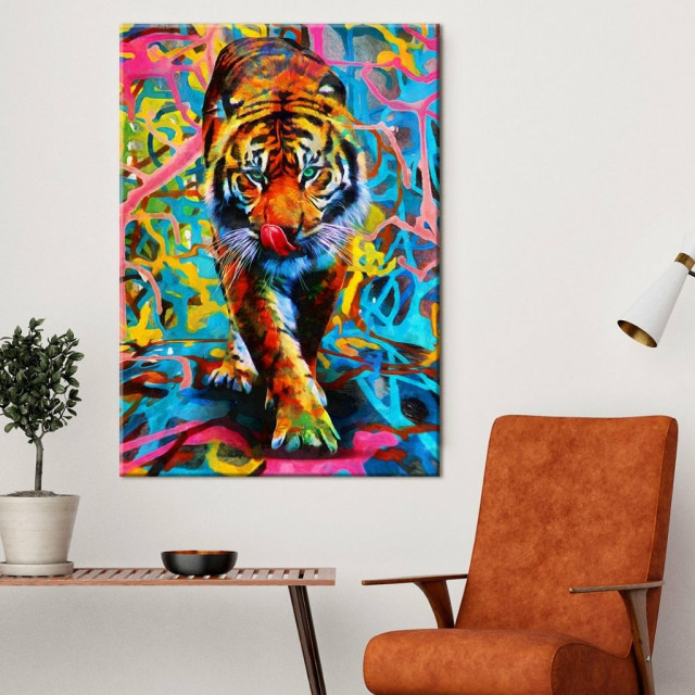 Quadro Tigre Colors