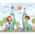 Papel De Parede Personalizado Dinossauro Aquarela Cute