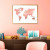 Quadro Decorativo Mapa Rose Gold