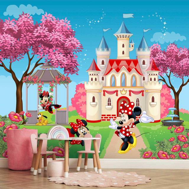 Papel De Parede Personalizado Castelo Da Minnie