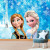 Papel De Parede Personalizado Anna e Elsa Frozen