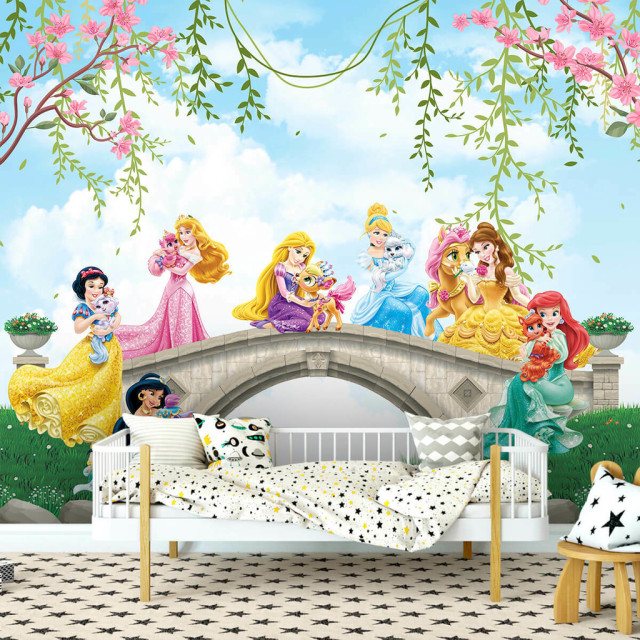 Papel De Parede Personalizado Princesas Encantadoras