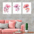 Kit Quadro Decorativo Abstrato Flowers