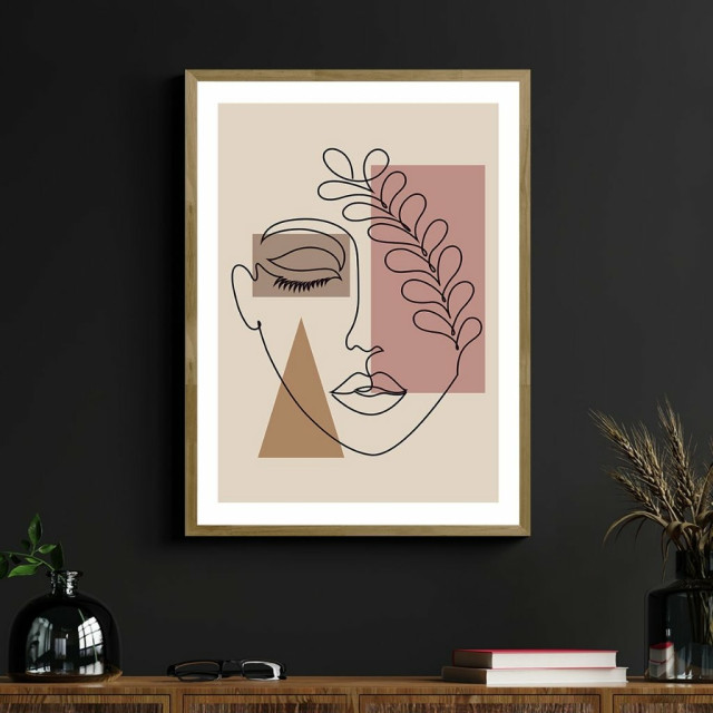 Quadro Decorativo Mulher Empoderada Traços