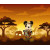 Papel de Parede Personalizado Aventuras do Mickey Safari