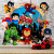 Papel De Parede Personalizado Heróis Baby Buraco 3D