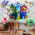 Papel De Parede Personalizado Mario E Luigi Buraco 3D