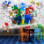 Papel De Parede Personalizado Mario E Luigi Buraco 3D