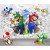 Papel De Parede Personalizado Mario E Luigi Buraco 3D