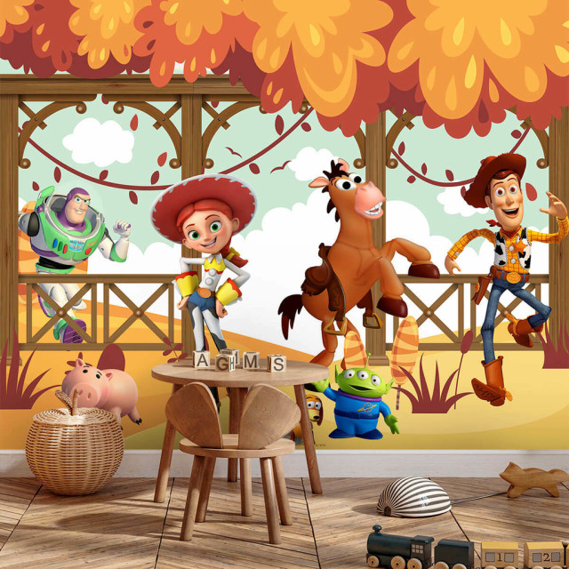 Papel De Parede Personalizado Toy Story Woody