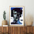 Quadro Decorativo Mulher Azul