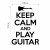 Adesivo Decorativo Frase "Play Guitar