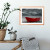 Quadro Decorativo Barco Vermelho