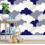 Papel de Parede Baby Nuvens Blue