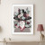 Quadro Decorativo Mulher Flores Oriental