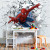 Papel De Parede Personalizado Homem-Aranha Marvel Buraco 3D