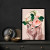 Quadro Decorativo Mulher E Rosas