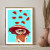 Quadro Decorativo Mulher Melancia Watermelon