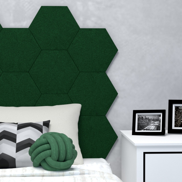 Cabeceira De Cama Modular Hexágono