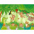 Papel de Parede Personalizado Fauna Tropical Cute