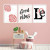 Kit Quadro Decorativo Good Vibes Love