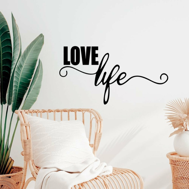 Adesivo Decorativo Love Life