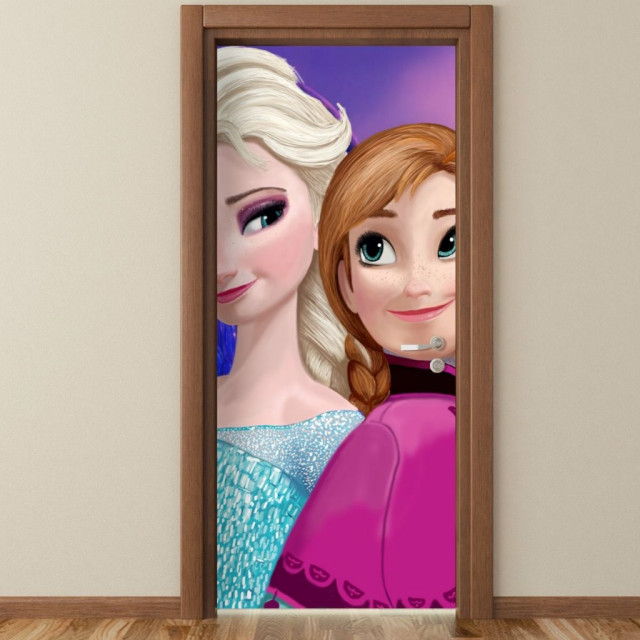 Adesivo Para Porta Frozen