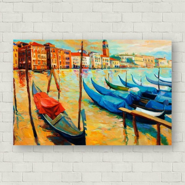 Quadro Decorativo Abstrato Veneza