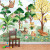 Papel de Parede Personalizado Tropical Cute