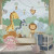 Papel De Parede Personalizado Zoo Baby