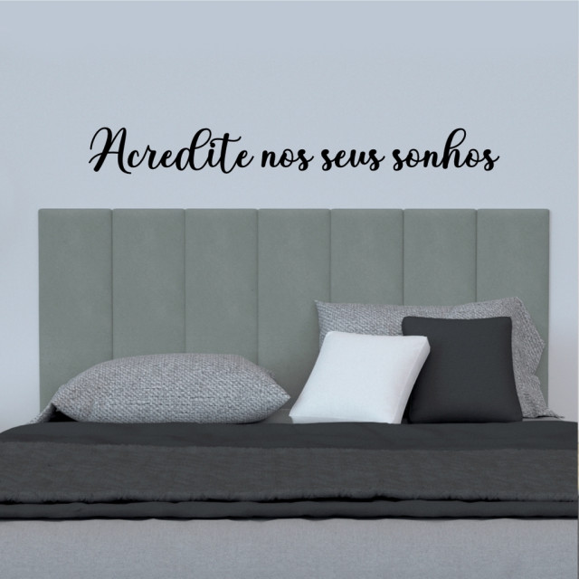 Adesivo Decorativo Frase "Acredite nos seus Sonhos"