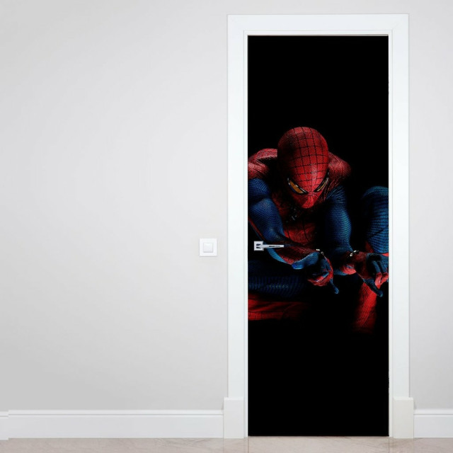 Adesivo Para Porta Homem Aranha