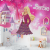 Papel De Parede Personalizado Princesa Barbie e seu Castelo