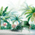 Papel de Parede Personalizado Jardim Tropical Aquarela